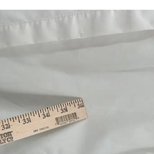 Carlisle Womens Ivory Button Down Shirt Top Mesh Stripe Streetwear Size 8 Black