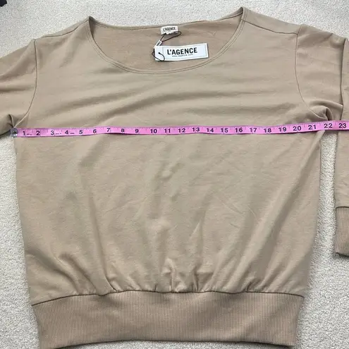 L'Agence L’AGENCE: Nude Camel Sweatshirt