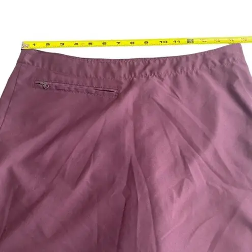 Patagonia  skort maroon burgundy size zip size 6