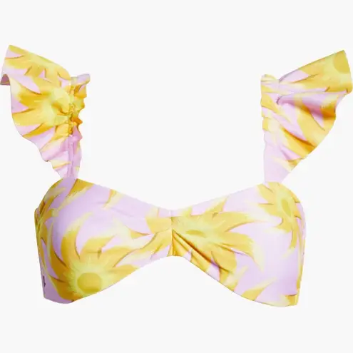 Farm Rio Sunny Side Bandeau Bikini Top, Size Small, $120