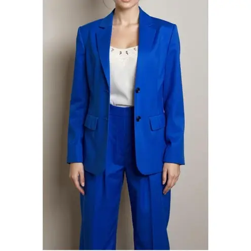 COS Oversized Wool Blazer, Blue, 4 (US)