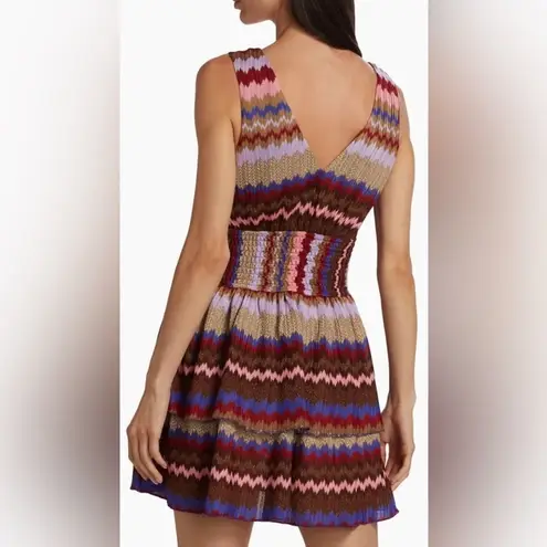 Ramy Brook Laura Zig Zag Tiered Minidress