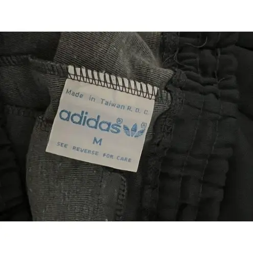 Adidas Vintage  Baggy Wide Leg Windbreaker Track Pant - Grey / Size Medium