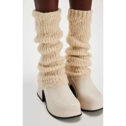 Melissa Mia White Platform Clog