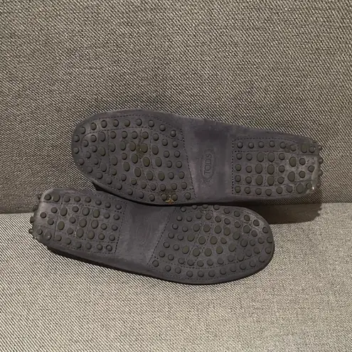 Tod's | Gommino Driving Shoes Navy Blue Suede Loafers Size 35