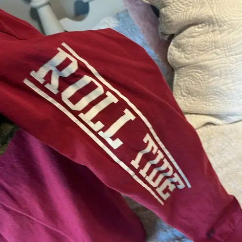 The University of Alabama Crimson Tide Long Sleeve TShirt Womens Large Red