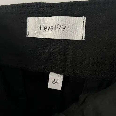 Evereve Level 99 at Bette Seamed Pant Crop Trousers Size 24