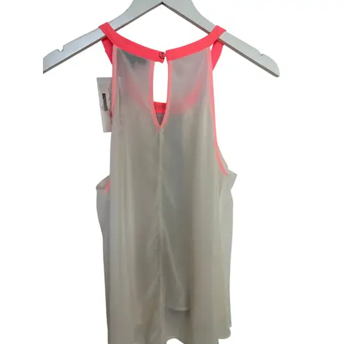 Very J Sequin Front Tank Top - Large