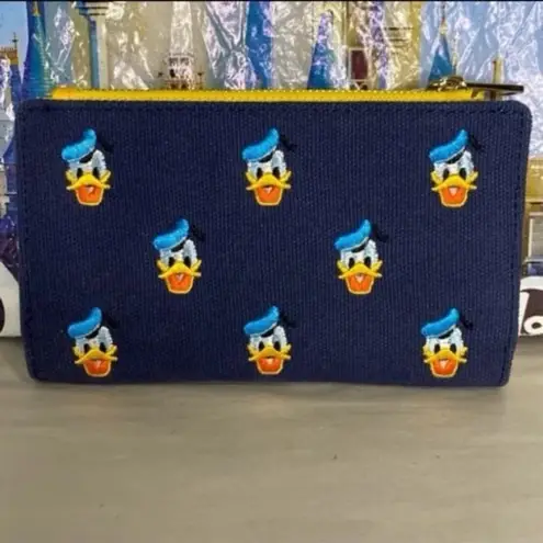 Lounge Fly Disney donal duck canvas embroidered wallet