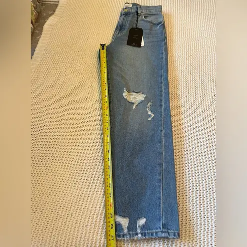 Current/Elliott Current/Elliot Boyfriend Deconstructed Jeans Sz 26 Style CE1013CN14 Rainfall