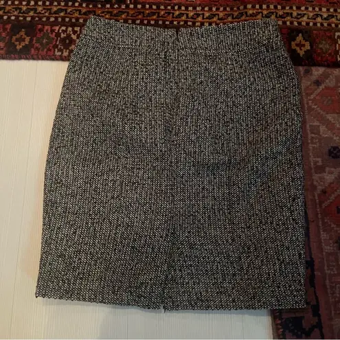 Forever 21 Grey texture wool weave pencil skirt