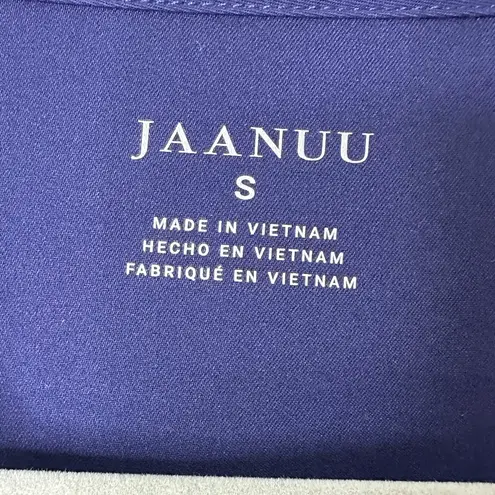 Jaanuu NWOT Navy Blue Scrub Top Size Small