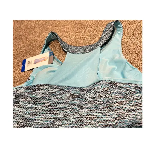 Mondetta MPG Performance Gear Teal Athletic Dress With Built In Bra Size Large