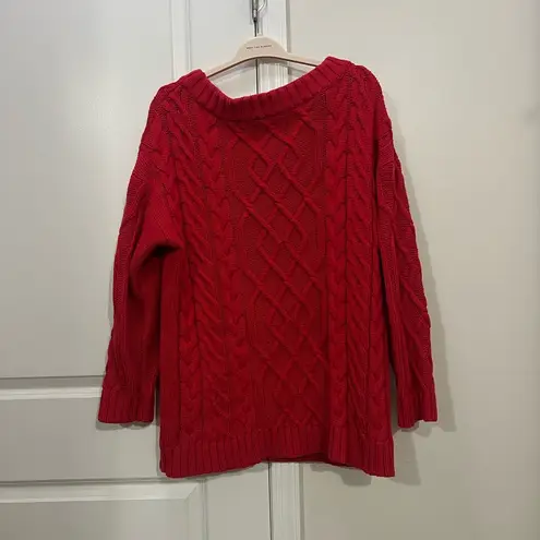 The Jetset Diaries Red Ember Sweater Size Large $179