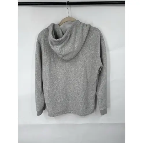 Boden Marled Grey Hoodie Women XS Loungewear Modern Casual Comfort Relaxed Gray