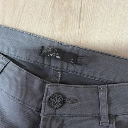 prAna Womens Gray Cargo Pants Casual Utility Everyday Comfort