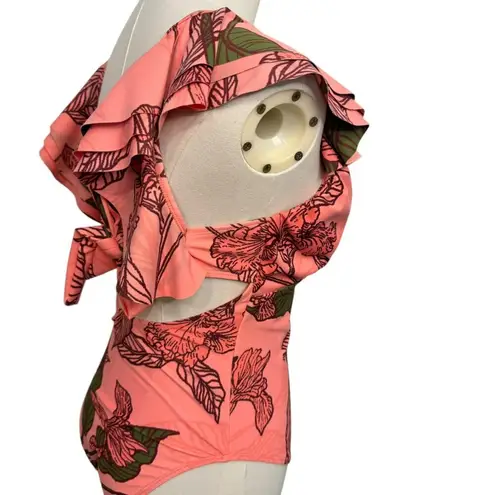 Hutch Calla Ruffle One-Piece Swimsuit. SZ:Small