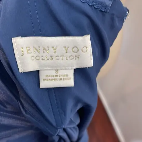 Jenny Yoo Essie Gown in Blue Luxe Size 8