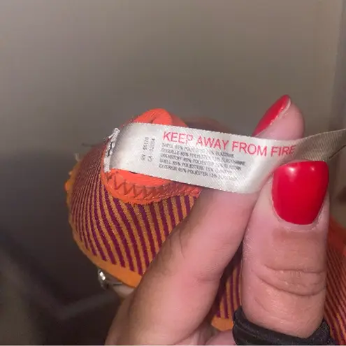 Free People Movement Endurance Tights Full Length Papaya Berry Orange Womens Lg