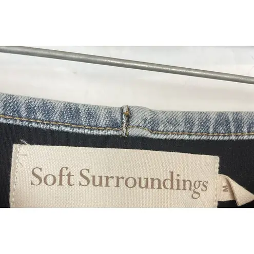 Soft Surroundings size Medium The Ultimate Braided Knot Jeans pull on stretch