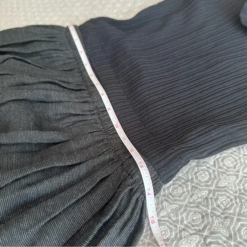 Current Air Anthropologie Ribbed Sleeveless Tank Midi Dress Black Size M