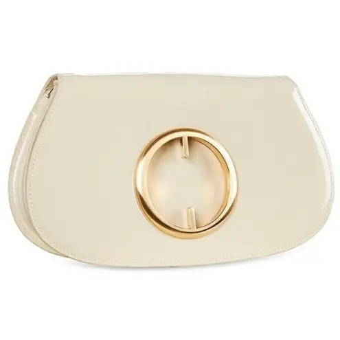 Cult Gaia ππ Hedda Patent Leather Crossbody Bag ~ Off White NWOT