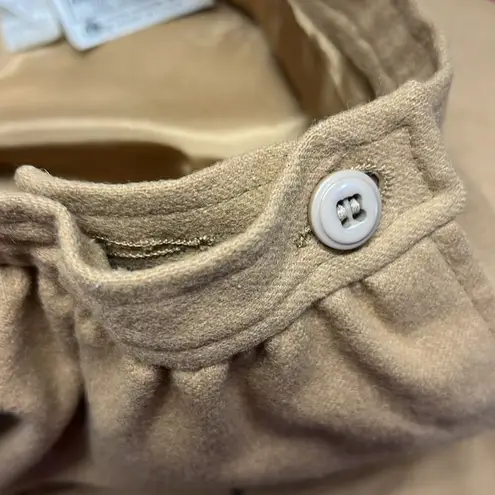 Pendleton Vintage Tan Pure Virgin Wool Lined Midi Pull-On Skirt Size 8 M516–149