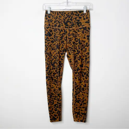 Varley | Lets Move High Rise Leggings Pants in Rust Animal
Cheetah Print Small