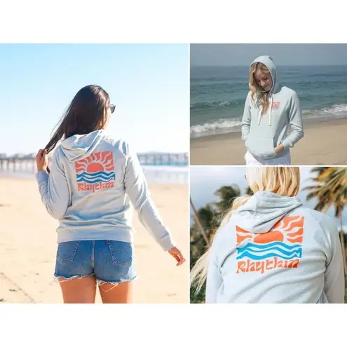 Rhythm NWT DAWN HOODIE BY Blue Women Small