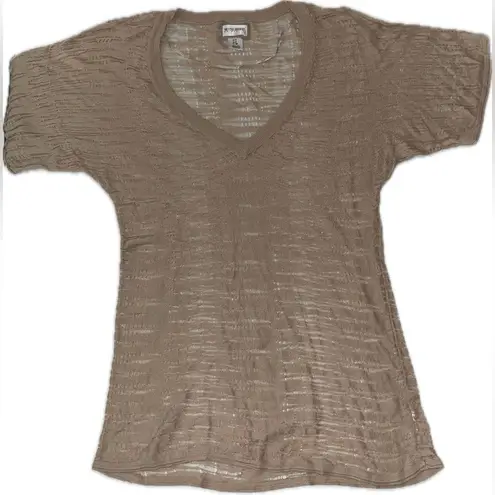 Motherhood 💙 Maternity Sheer V Neck Top