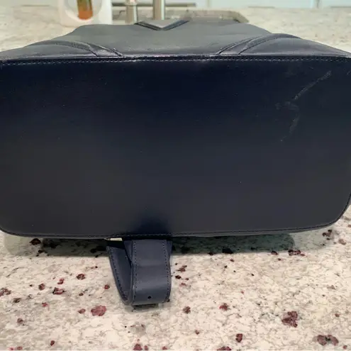 MCM Authentic Duke Nappa Leather Navy Backpack NWT