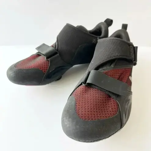 Nike  Superrep Cycling Shoes Womens‎ Size 11.5 With Cleats Black Orange Peleton