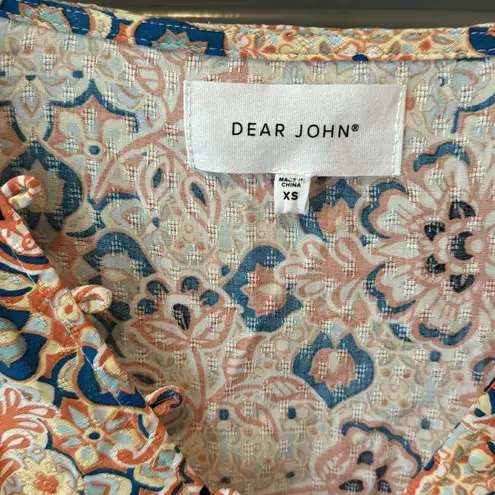 Dear John , XS, NORA LACE EYELET TOP FIG AND VINE