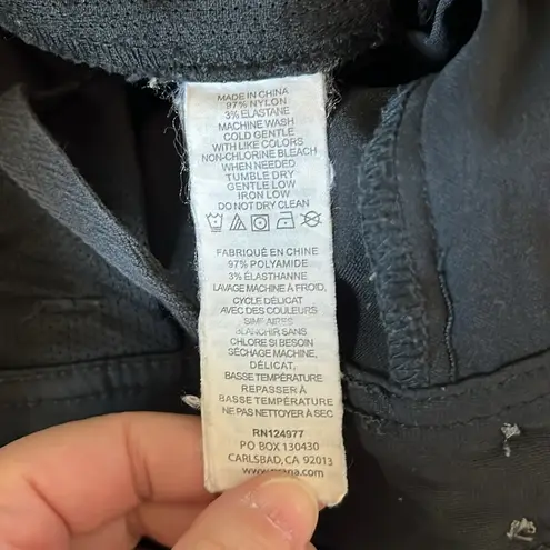 prAna Halle Roll Up Hiking Pants Size 8 Black