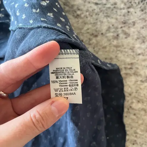 Brandy Melville  skirt blue with flowers