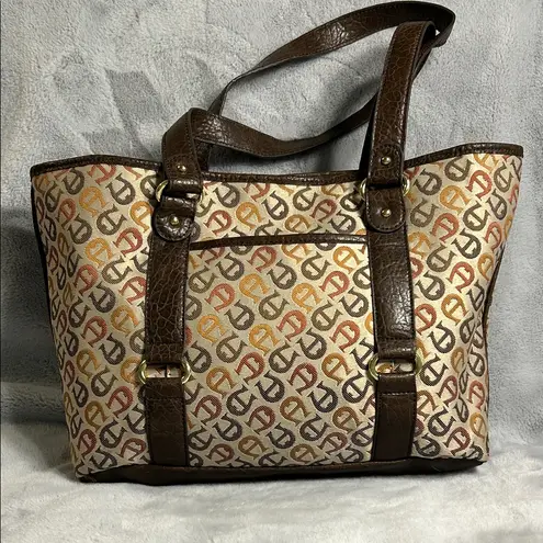 Etienne Aigner Tote Bag And Wristlet Set