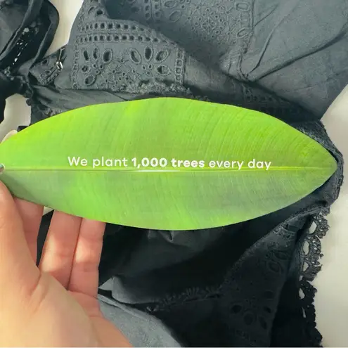 Farm Rio Black Lace Top - XS - NWT