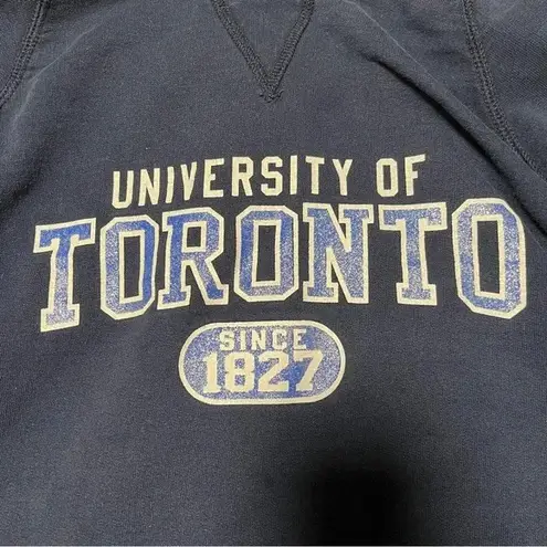 University of Toronto Hoodie Navy Blue Collegiate Academia Academic School Small