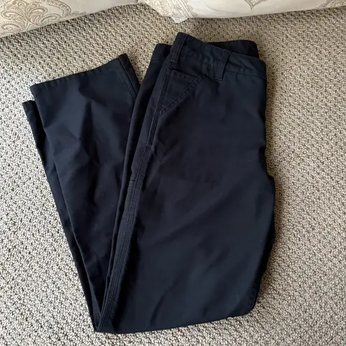 Carhartt  Women's Black Rugged Flex Relaxed Fit Canvas Straight Leg Work Pants - Image 4