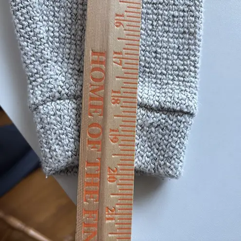 Sweaty Betty Restful Boucle 1/2-Zip Sweatshirt Women's Large Gray White