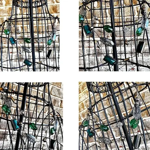 Vintage Beaded Necklace Triple Standed 22 inch 2 inch extender NY Mark …