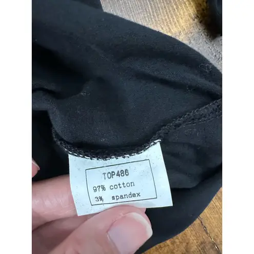 TOV Holy Los Angeles Zipper Top Size EU 44 US 14 Black