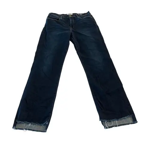 Frame  Denim Le High Straight Raw Stagger Jeans In Cabana Size 29‎