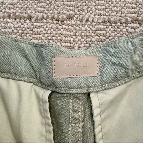 Mother Sage Green High Waisted Pouty Prep Wide