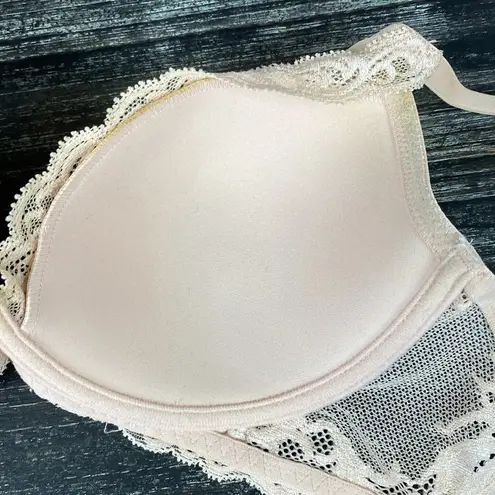 Natori  Nude 730023 Feathers Lace Underwire Contour Bra 30DDD