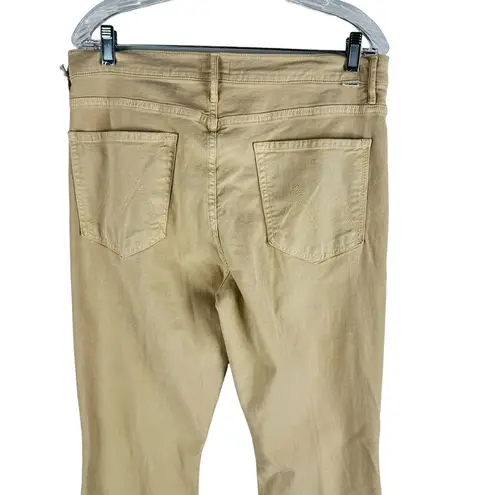 New Mother The Weekender Flare Jeans Five Pocket Chalk It Up Size 34