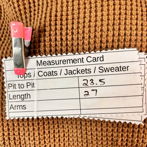 Michael Kors Womens Turtleneck Sweater Size Large Preppy Neutral Comfy Warm Cozy Brown