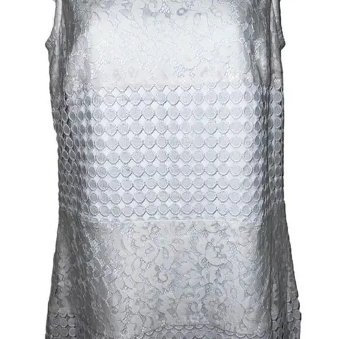 Sail To Sable 3/$15 Gorgeous White Eyelet Lace Pom Pom Hem Dress Size 2