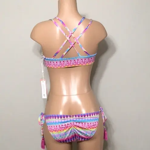PilyQ Modeea bikini with reversible top. S-top/M-bottom. NWT