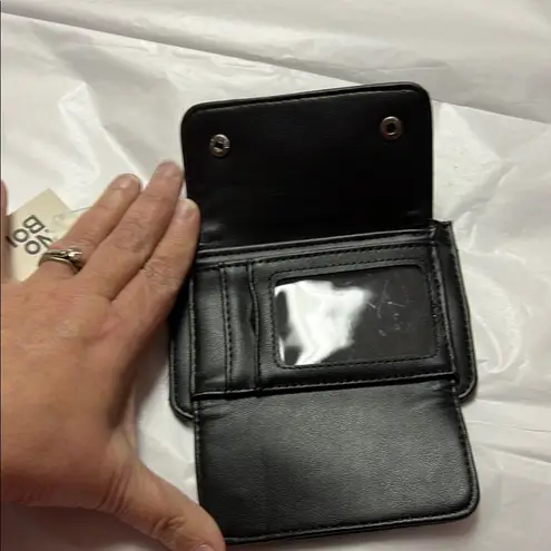 NWT PU leather Black Wallet
